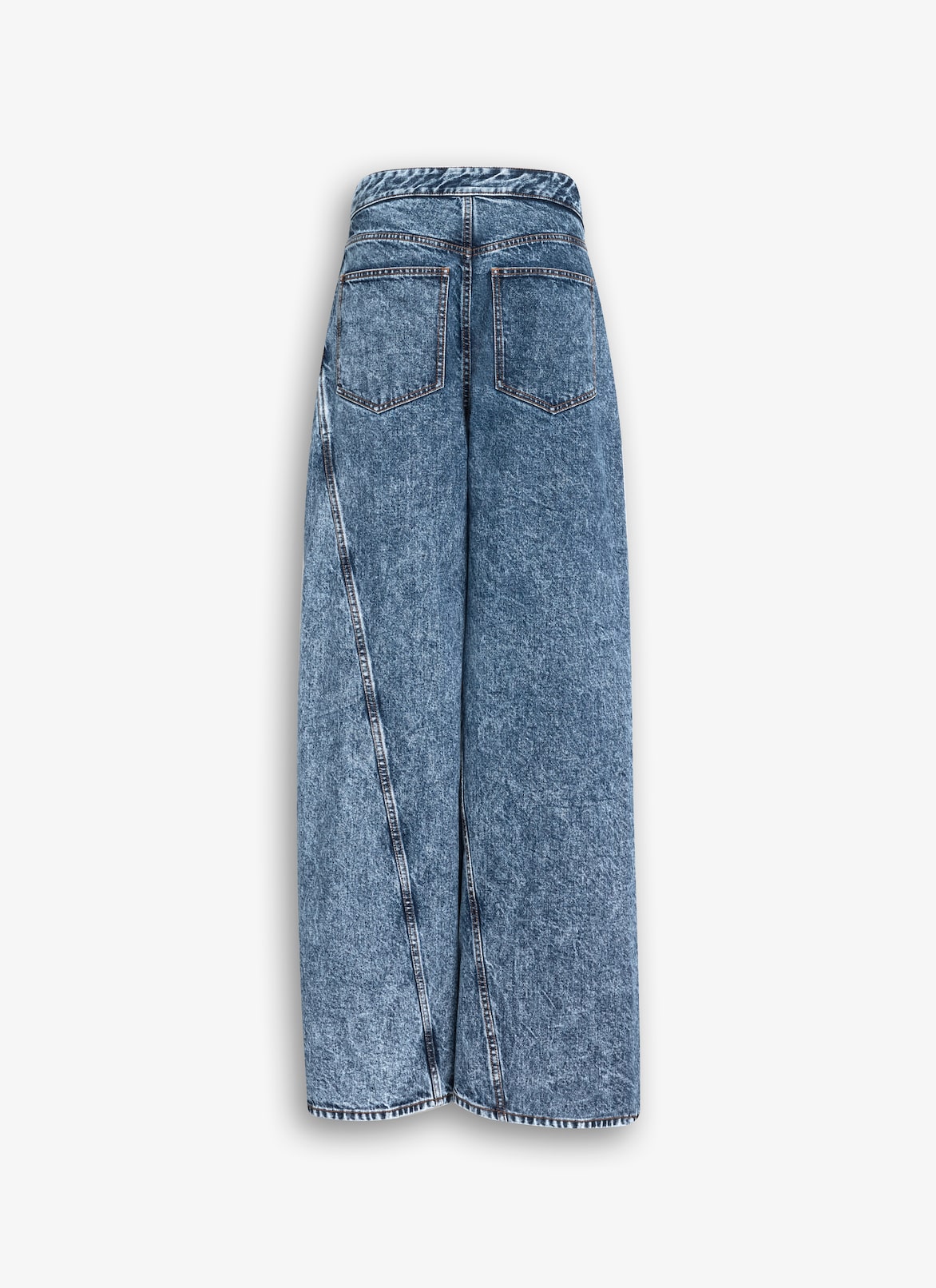 WRAP JEANS ALAÏA BLUE WRAP JEANS